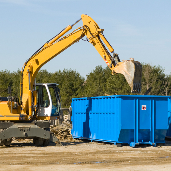 what happens if the residential dumpster is damaged or stolen during rental in Holladay TN